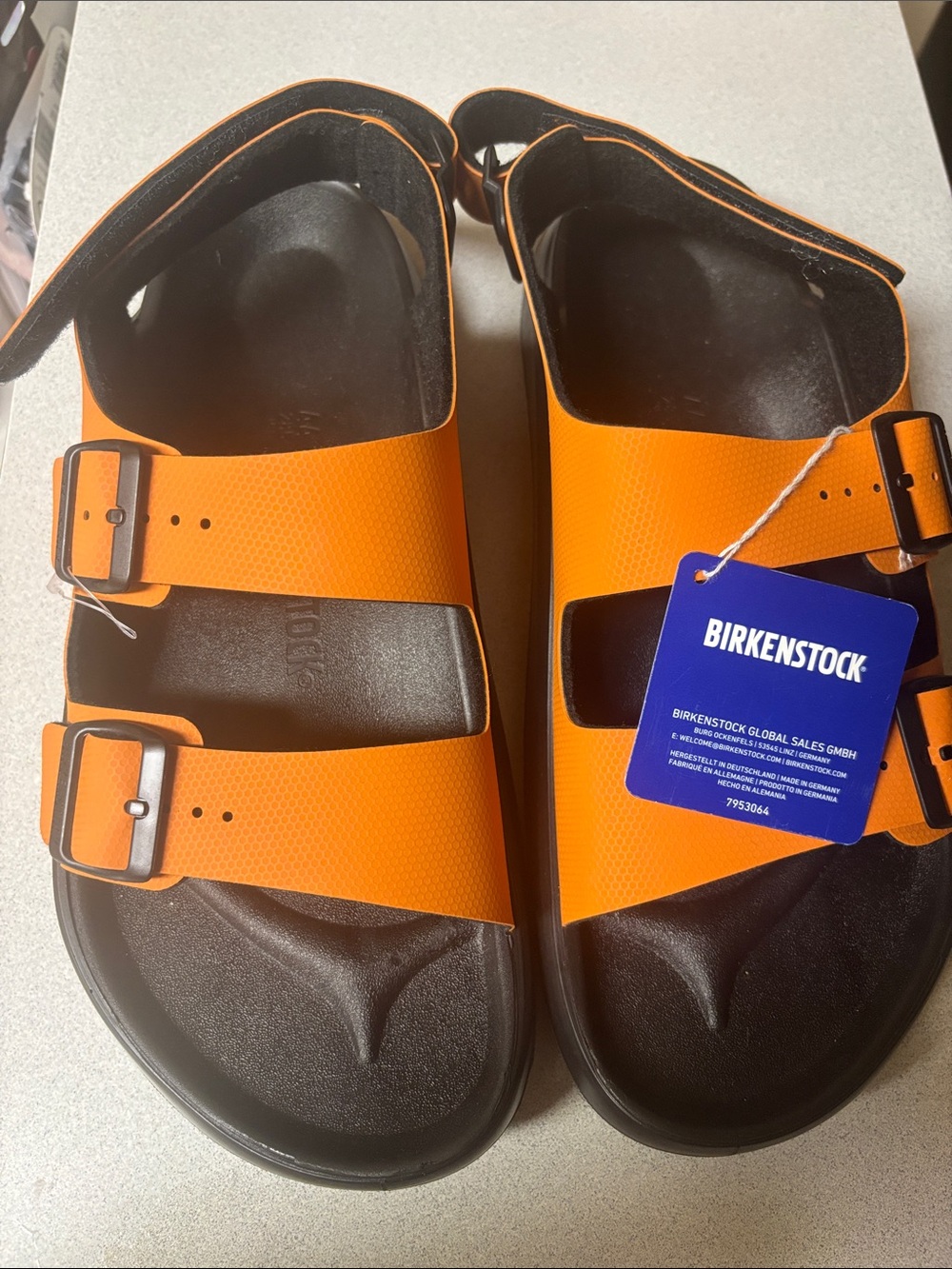 BNWT MENS BIRKENSTOCK MOGAMI TERRA WATERPROOF SIZE 11 Burnt Orange color
